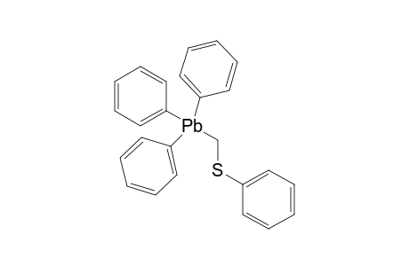 Triphenyl(phenylthiomethyl)plumbane