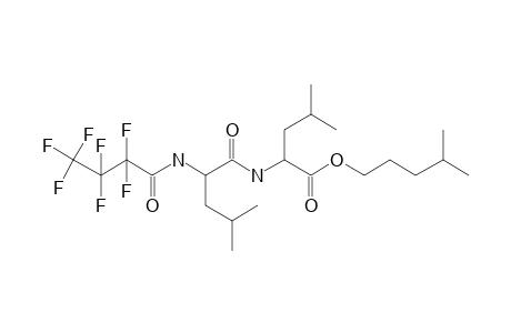 L-Leucyl-L-leucine, N-heptafluorobutyryl-, isohexyl ester