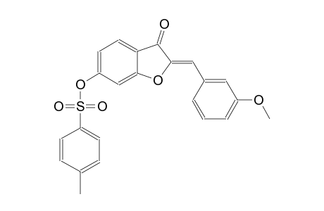 3(2H)-benzofuranone, 2-[(3-methoxyphenyl)methylene]-6-[[(4-methylphenyl)sulfonyl]oxy]-, (2Z)-