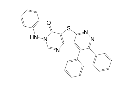 8-Oxo-3,4-diphenyl-7-phenylamino-7,8-dihydropyrimido[4',5':4,5]thieno[2,3-c]pyridazine