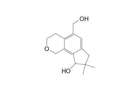 Cyclopenta[h]-2-benzopyran-5-methanol, 1,3,4,7,8,9-hexahydro-9-hydroxy-8,8-dimethyl-, (.+-.)-