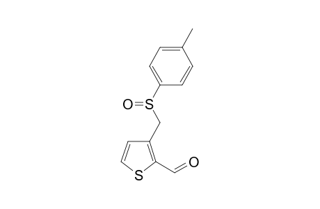 3-[(4-methylphenyl)sulfinylmethyl]thiophene-2-carbaldehyde