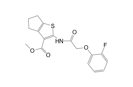 methyl 2-{[(2-fluorophenoxy)acetyl]amino}-5,6-dihydro-4H-cyclopenta[b]thiophene-3-carboxylate
