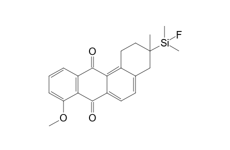 3-(Dimethylfluorosilanyl)-8-methoxy-3-methyl-1,2,3,4-tetrahydrobenz[a]anthracene-7,12-dione