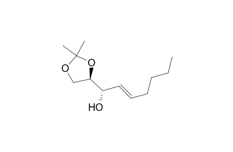 (E)-(1S,4'R)-1-(2,2-Dimethyl-1,3-dioxolane-4-yl)hept-2-en-1-ol