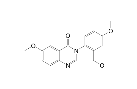 DICTYOQUINAZOL-A;3-(2-HYDROXYMETHYL-4-METHOXYPHENYL)-6-METHOXY-4-QUINAZOLINONE