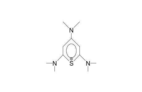 2,4,6-Tris(dimethylamino)-thiopyrylium cation