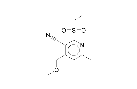 2-(Ethylsulfonyl)-4-(methoxymethyl)-6-methylnicotinonitrile