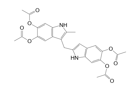 5,6-Diacetoxy-3-[(5,6-diacetoxyindol-2-yl)methyl]-2-methylindole