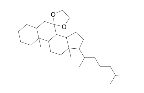 Cholestan-7-one, cyclic 1,2-ethanediyl acetal, (5.alpha.)-