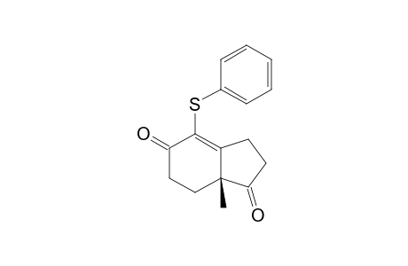 (7aR)-7a-Methyl-4-phenylsulfanyl-2,3,7,7a-tetrahydro-6H-indene-1,5-dione