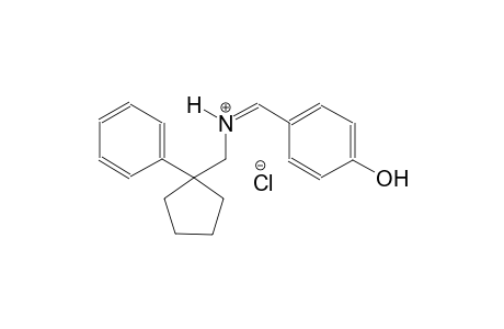 cyclopentanemethanaminium, N-[(Z)-(4-hydroxyphenyl)methylidene]-1-phenyl-, chloride