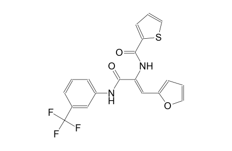 N-((Z)-2-(2-furyl)-1-{[3-(trifluoromethyl)anilino]carbonyl}ethenyl)-2-thiophenecarboxamide