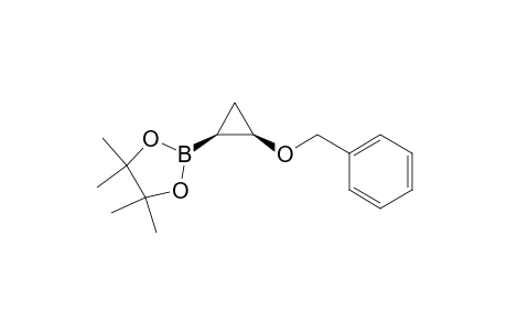 2-[(cis)-2-(benzyloxy)cyclopropyl]-4,4,5,5-tetramethyl-1,3,2-dioxaborolane