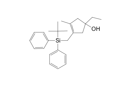 1-Ethyl-4-methyl-3-tert-butyldiphenylsilylmethyl-3-cyclopentan-1-ol