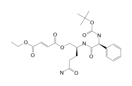 (S)-5-AMINO-2-((S)-2-(TERT.-BUTOXYCARBONYLAMINO)-2-PHENYLACETAMIDO)-5-OXOBUTYL_ETHYL_FUMARATE