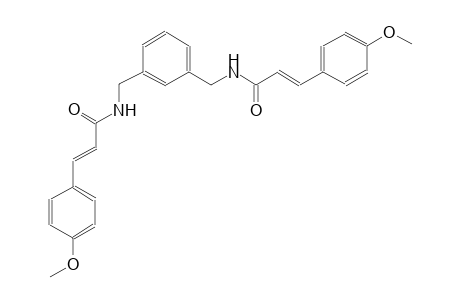 (2E)-3-(4-methoxyphenyl)-N-[3-({[(2E)-3-(4-methoxyphenyl)-2-propenoyl]amino}methyl)benzyl]-2-propenamide