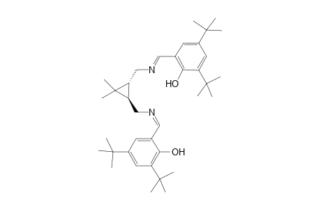 2,2-Dimethyl-1,2-{N,N'-bis[2-hydroxy-3,5-di-tert-butylbenzyl]iminomethyl}cyclopropane