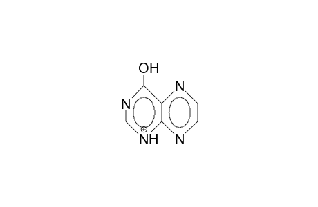 4-Oxo-3,4-dihydro-pteridine cation