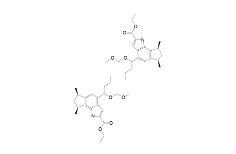 ETHYL-CIS-4-(1'-METHOXYMETHYLOXYBUTYL-)-6,8-DIMETHYL-1,6,7,8-TETRAHYDROCYClOPENT-[G]-INDOLE-2-CARBOXYLATE