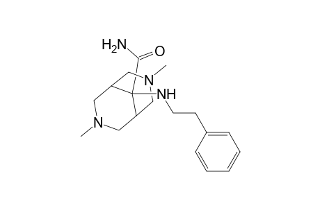 3,7-Dimethyl-9-phenethylamino-3,7-diazabicyclo[3.3.1]nonane-9-carboxamide
