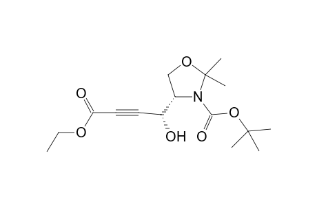 1,1-Dimethylethyl[S-(R(*),S(*))]-4-(4-Ethoxy-1-hydroxy-4-oxo-2-butynyl)-2,2-dimethyl-3-oxazolidinecarboxylate