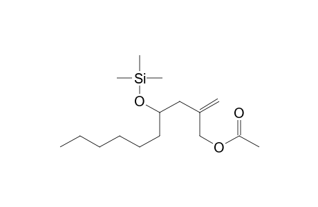 1-Decanol, 2-methylene-4-[(trimethylsilyl)oxy]-, acetate