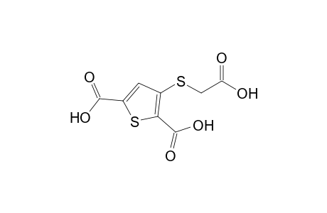 3-[(Carboxymethyl)thio]-2,5-thiophenedicarboxylic acid