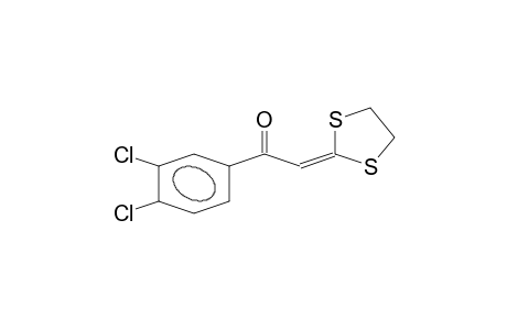 1-(3,4-Dichloro-phenyl)-2-(1,3-dithiolan-2-ylidene)-ethanone
