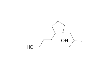 (1E)-2-(3-Hydroxy-1-propenyl)-1-(2-methylpropyl)cyclopentan-1-ol