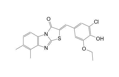 thiazolo[3,2-a]benzimidazol-3(2H)-one, 2-[(3-chloro-5-ethoxy-4-hydroxyphenyl)methylene]-7,8-dimethyl-, (2Z)-