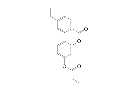 1,3-Benzenediol, o-(4-ethylbenzoyl)-o'-propionyl-