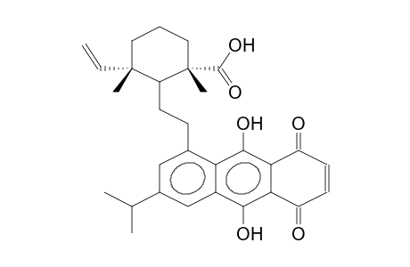 9,10-DIHYDROXY-7-ISOPROPYL-5-[2-(6-VINYL-2,6-DIMETHYL-2-CARBOXYCYCLOHEXYL)ETHYL]-1,4-ANTHRAQUINONE