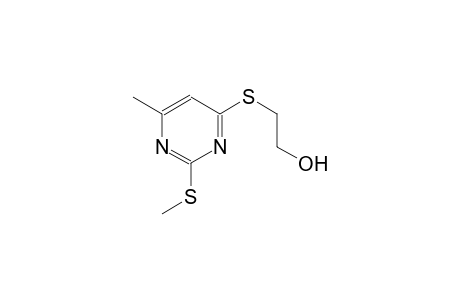 ethanol, 2-[[6-methyl-2-(methylthio)-4-pyrimidinyl]thio]-