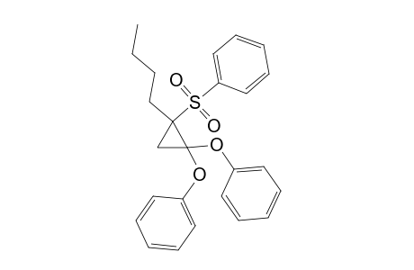 1-Butyl-2,2-diphenoxy-1-(phenylsulfonyl)cyclopropane