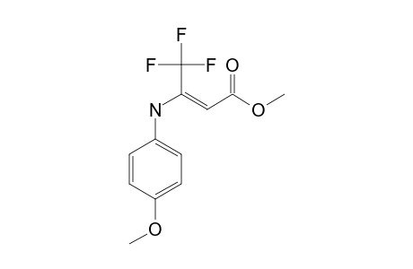 Methyl 3-(N-4-methoxyphenyl)amino-4,4,4-trifluoro-2-butenoate