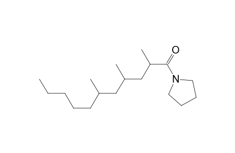 2,4,6-Trimethylundecanoyl pyrrolidine