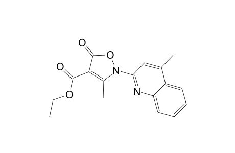 Ethyl 3-methyl-2-(4-methylquinolin-2-yl)-5-oxo-2,5-dihydroisoxazole-4-carboxylate