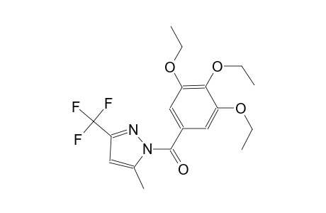 5-methyl-1-(3,4,5-triethoxybenzoyl)-3-(trifluoromethyl)-1H-pyrazole