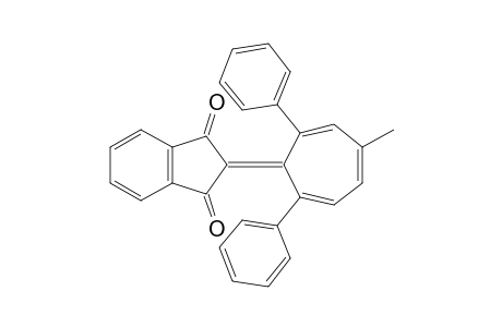 3-Methyl-7-(indan-1,3-dione-2-ylidene)-1,6-diphenylcyclohepta-1,3,5-triene