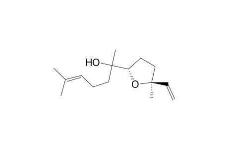 2-Furanmethanol, 5-ethenyltetrahydro-.alpha.,5-dimethyl-.alpha.-(4-methyl-3-pentenyl)- , [2S-[2.alpha.(R*),5.beta.]]-