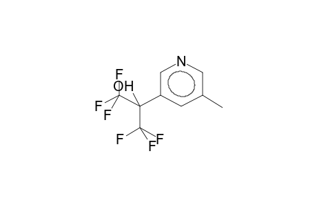 3-METHYL-5-(1-HYDROXY-1-TRIFLUOROMETHYL-2,2,2-TRIFLUOROETHYL)PYRIDINE