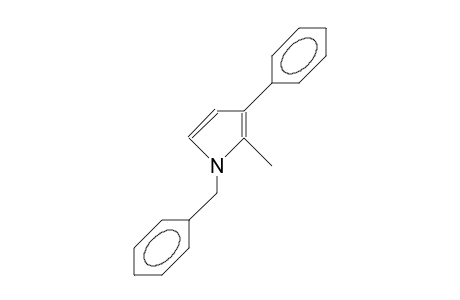 1H-Pyrrole, 2-methyl-3-phenyl-1-(phenylmethyl)-