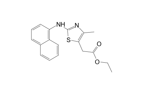 4-methyl-2-(1-naphthylamino)-5-thiazoleacetic acid, ethyl ester