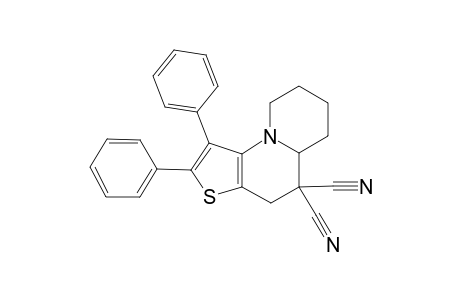 6,7,8,9-TETRAHYDRO-1,2-DIPHENYL-5AH-THIENO-[2,3-C]-QUINOLIZINE-5,5(4H)-DICARBONITRILE