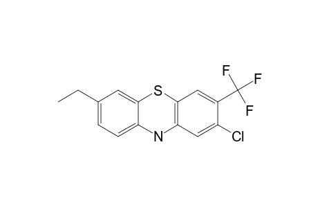 2-CHLORO-7-ETHYL-3-TRIFLUOROMETHYL-10H-PHENOTHIAZINE