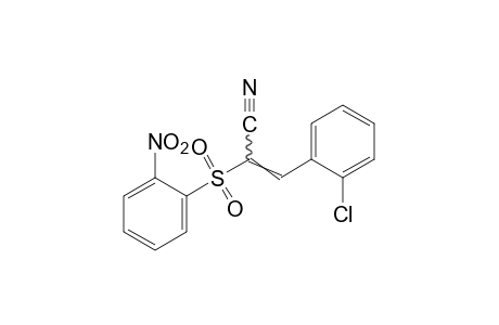 o-chloro-alpha-[(o-nitrophenyl)sulfonyl]cinnamonitrile