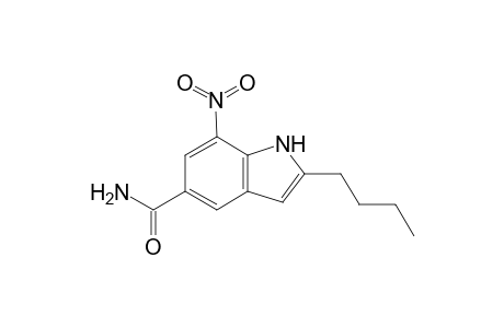 2-Butyl-7-nitro-1H-indole-5-carboxamide