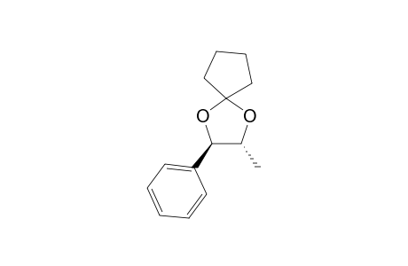 (2R,3R)-2-methyl-3-phenyl-1,4-dioxaspiro[4.4]nonane