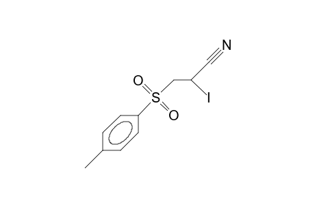 2-Iodo-3-(4-tolyl-sulfonyl)-propionitrile